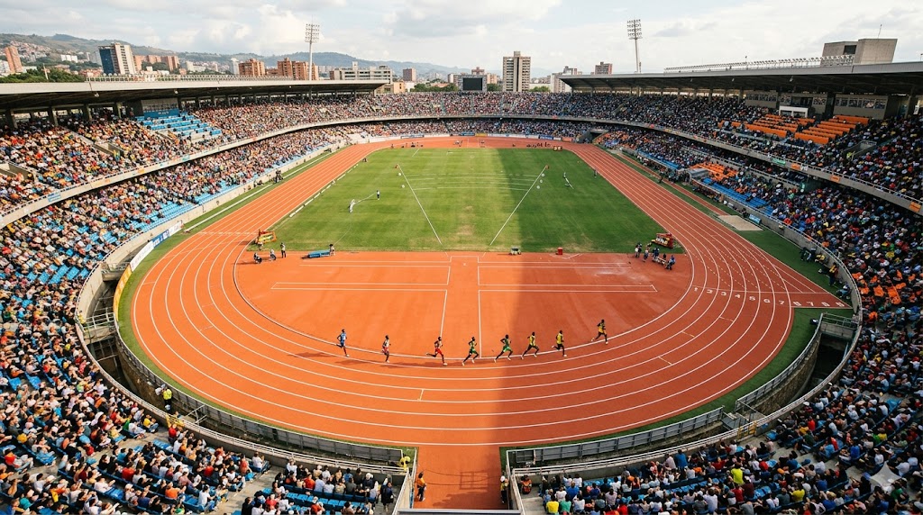 Meeting di Hengelo 2026 durante la gara degli 800m.