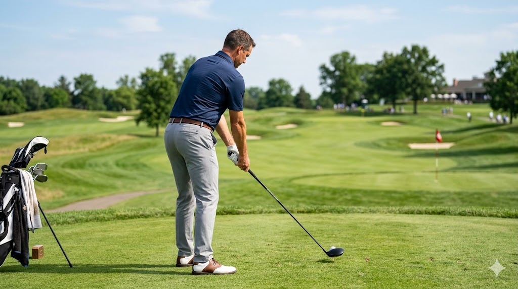 Giocatore professionista al BMW Open di Golf 2026.