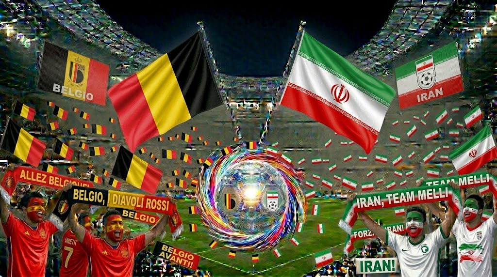 Tifosi di Belgio e Iran prima della sfida di domenica sera valevole per i Mondiali di calcio 2026.