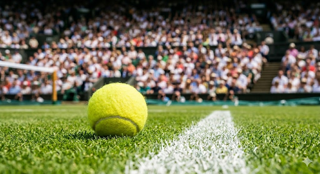 Stadio di tennis a Stoccarda prima del match di Bellucci nell'ATP 250.