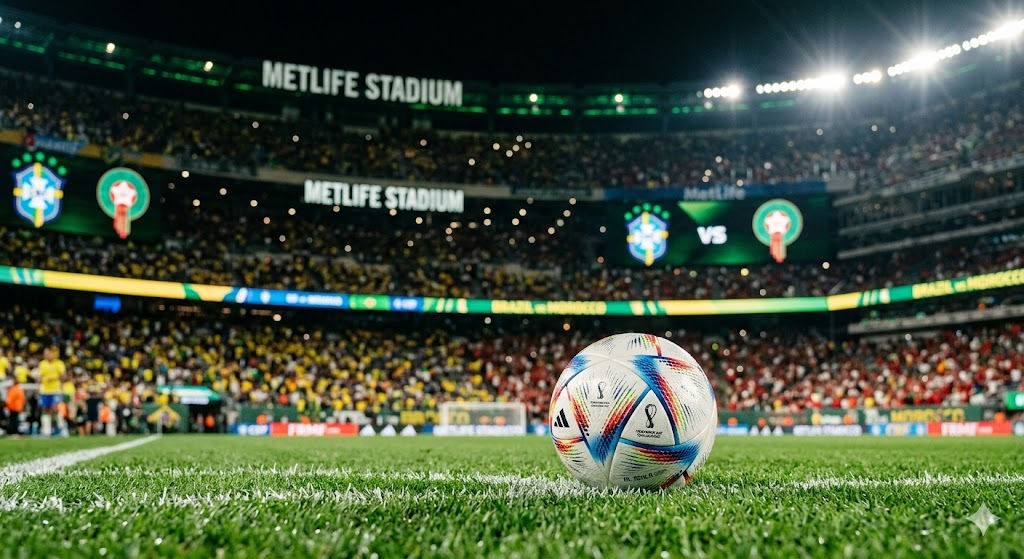 MetLife Stadium prima di Brasile - Marocco, Mondiali 2026.
