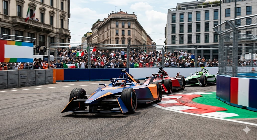 E-Prix Sanya 2026 in corso di svolgimento.
