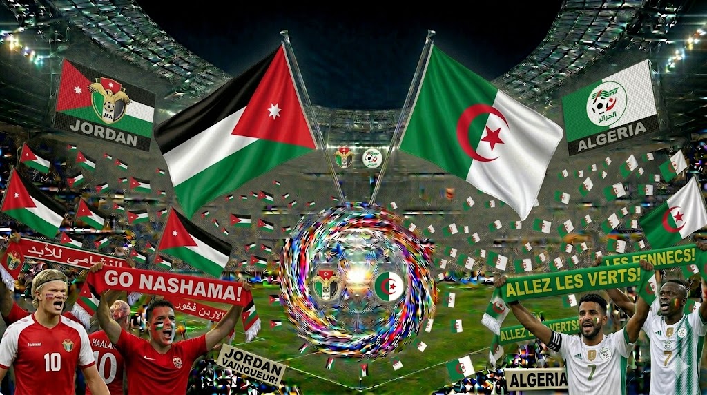 Giordania e Algeria prima della partita ai Mondiali 2026.