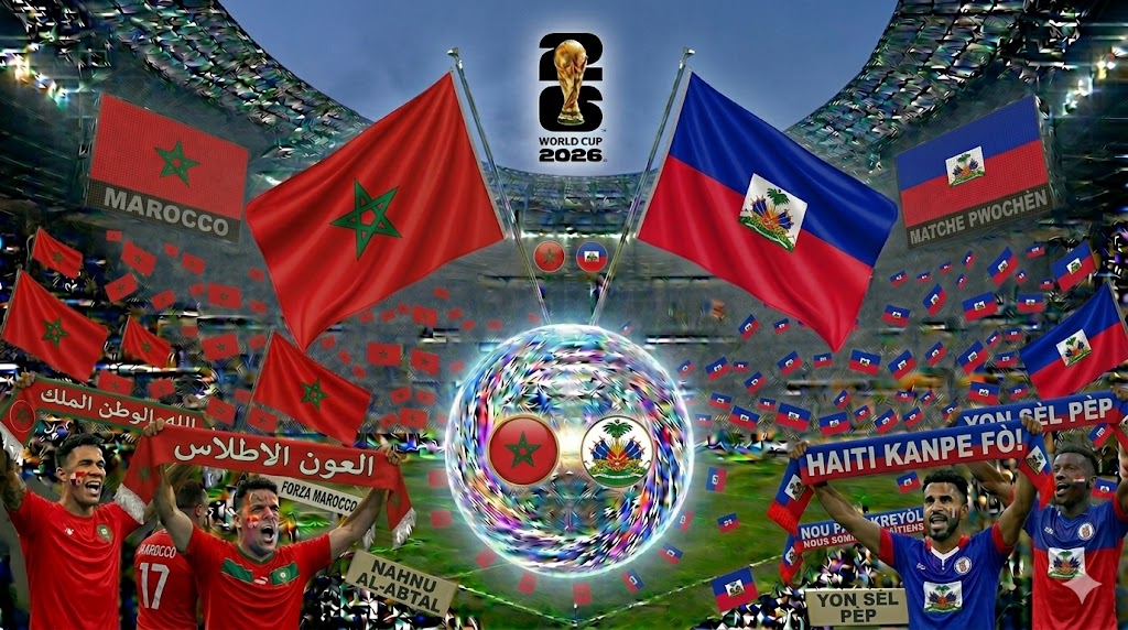 Tifosi di Haiti e Marocco.