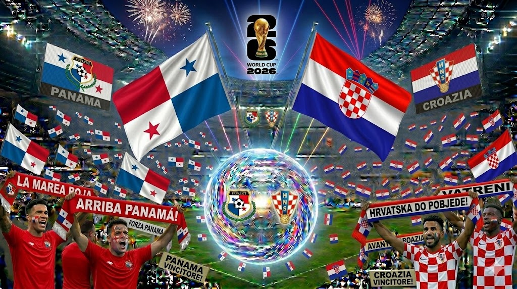 Tifosi di Panama e Croazia in festa.