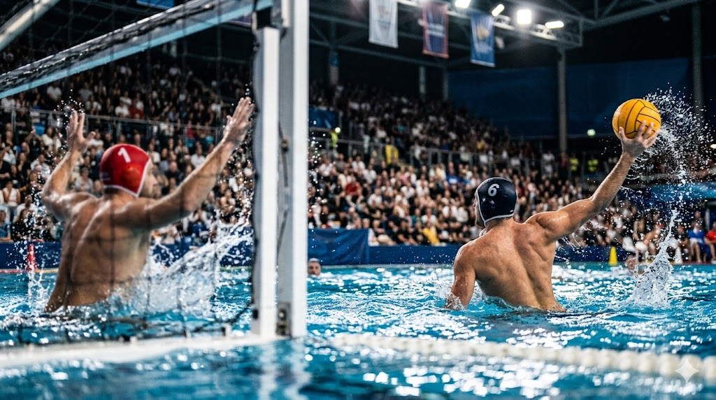 Azione di gioco durante Gara 1 della semifinale Playoff A1.