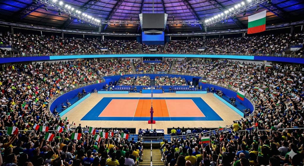 Palazzetto vuoto in attesa della VNL 2026.