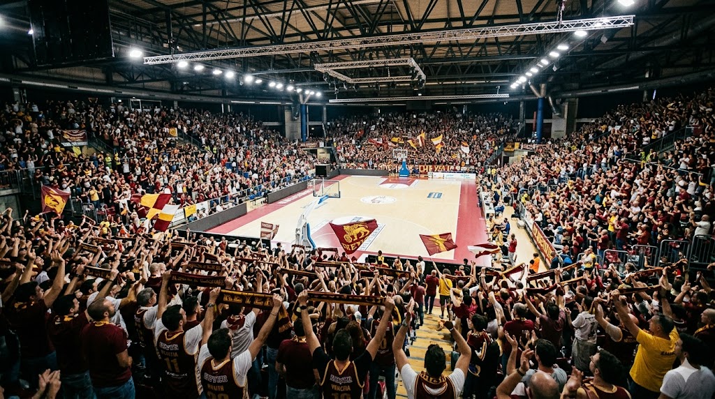 Tifosi prima di Gara 4 della finale scudetto.
