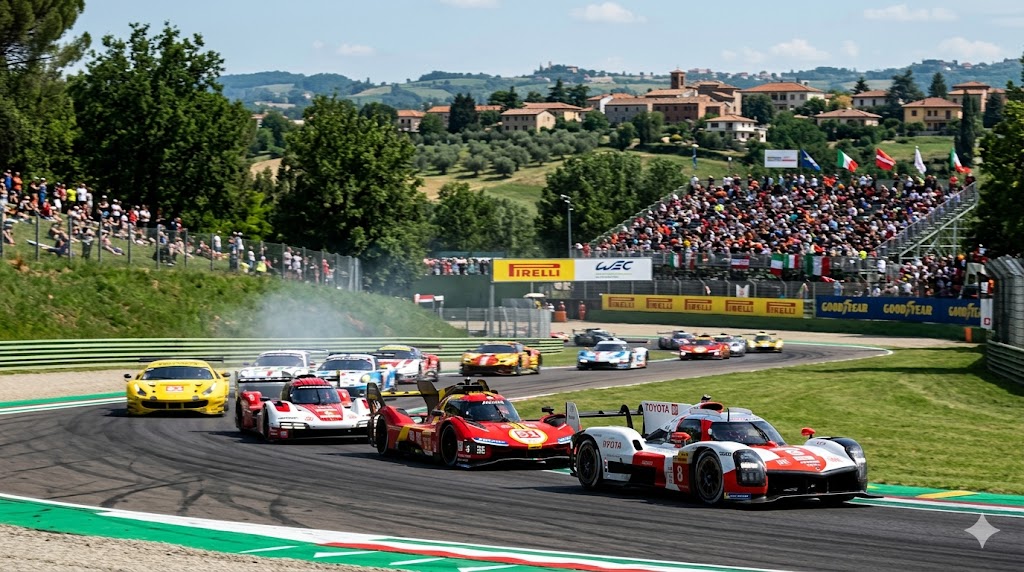 4 Ore di Imola in corso.