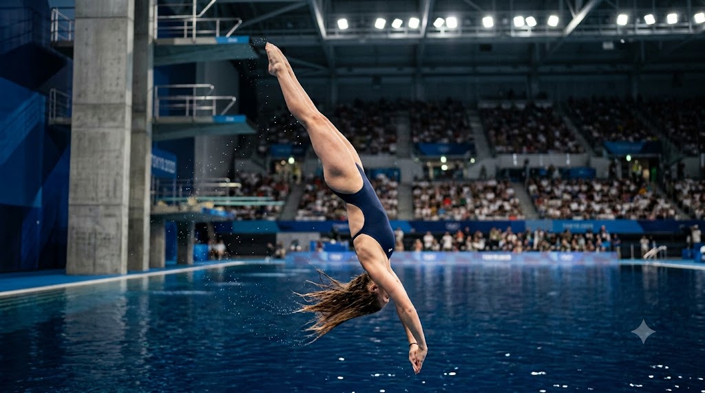 Atleta che si tuffa, Europei Nuoto 2 agosto