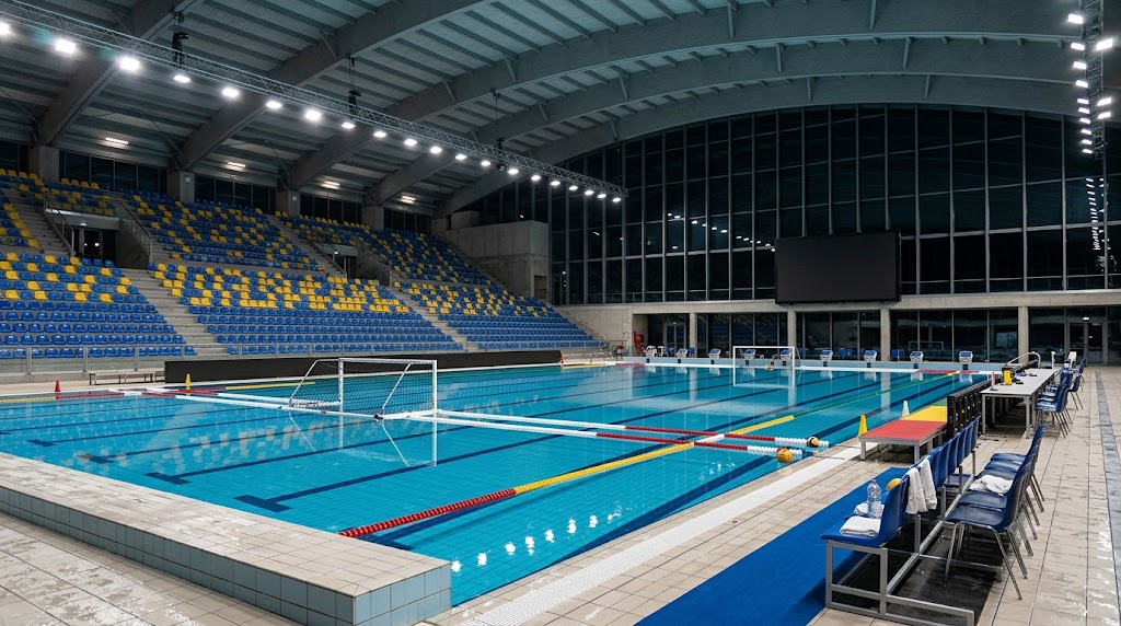 Arena di Pallanuoto pronta per le Finali di Coppa del Mondo.