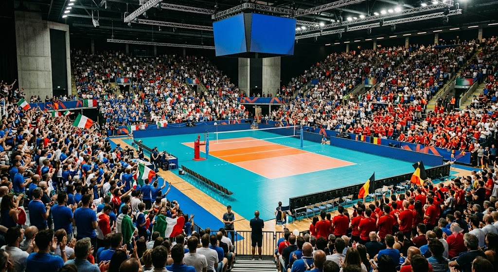Tutto pronto al palazzetto del volley per la sfida di VNL Femminile.
