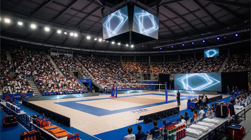 Stadio del Volley di Macao pronto per le VNL Finals 2026.