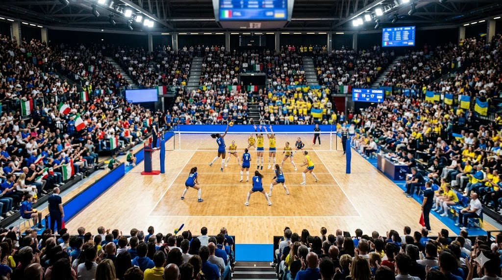 Italia e Ucraina giocano per la VNL femminile 2026.