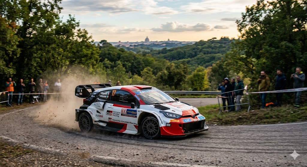 Gara di rally Roma Capitale 2026.