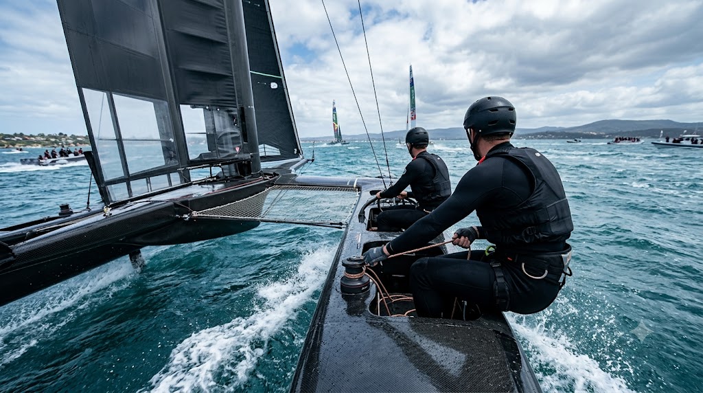 SailGP Portsmouth 2026 in corso di svolgimento.