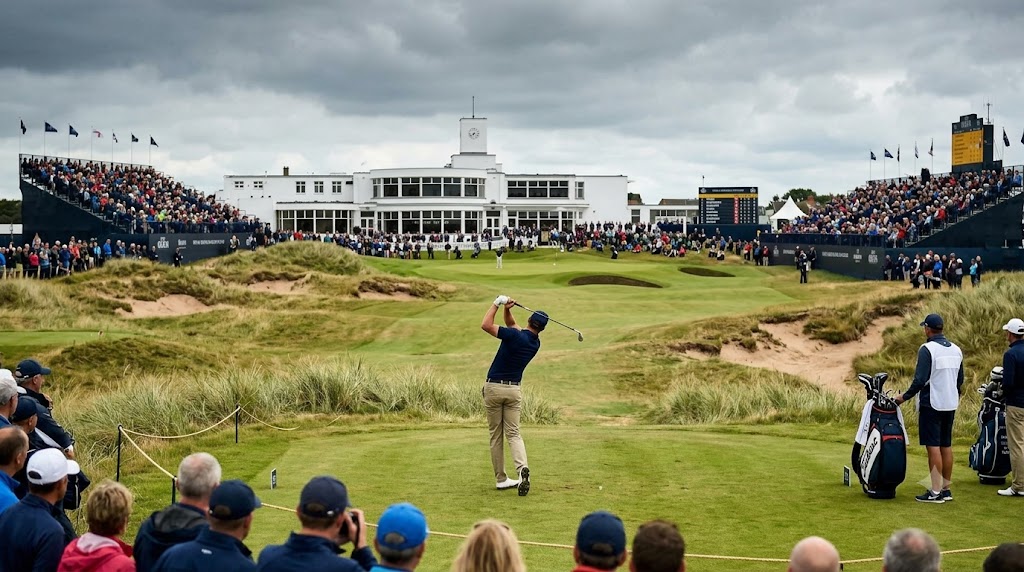 Torneo di Gold The Open Championship 2026 in pieno svolgimento.