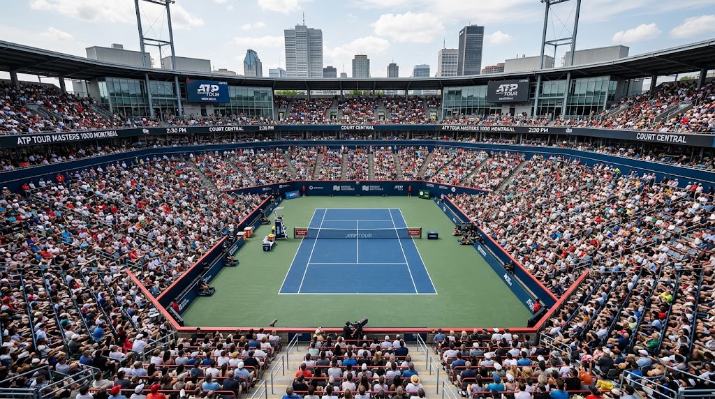 ATP Montreal campo di Darderi - Nakashima che si affrontano ai quarti dell'ATP 1000