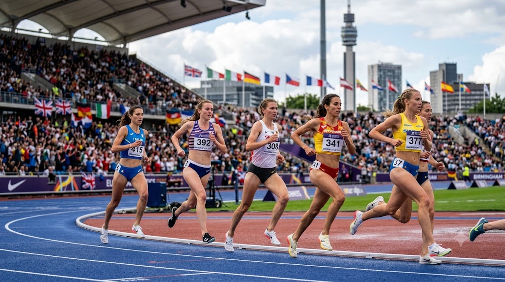 5.000 Donne in corso agli Europei di atletica nella giornata dell'11 agosto.