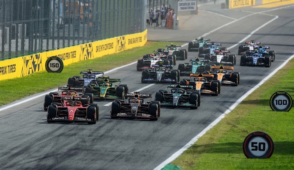 F1 GP Monza 2026, partenza della corsa.