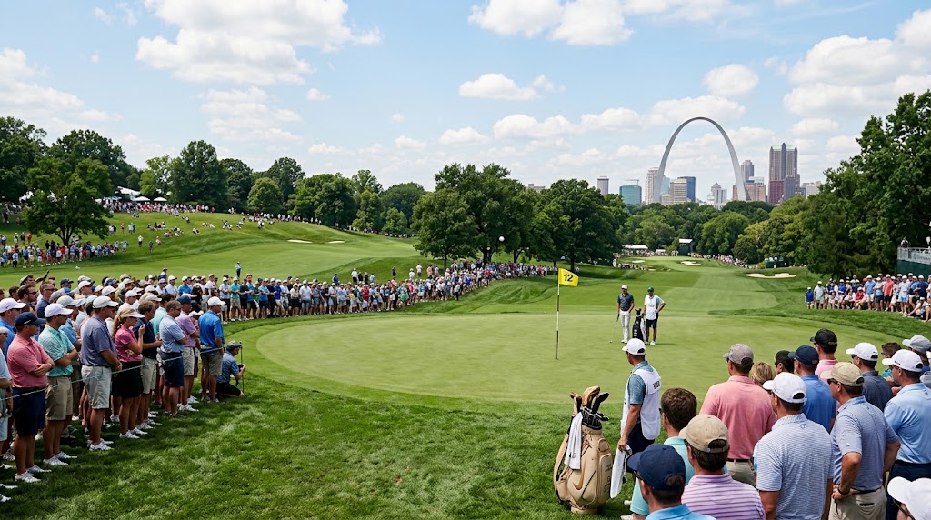Golf BMW Championship 2026, ricognizione prima del torneo.