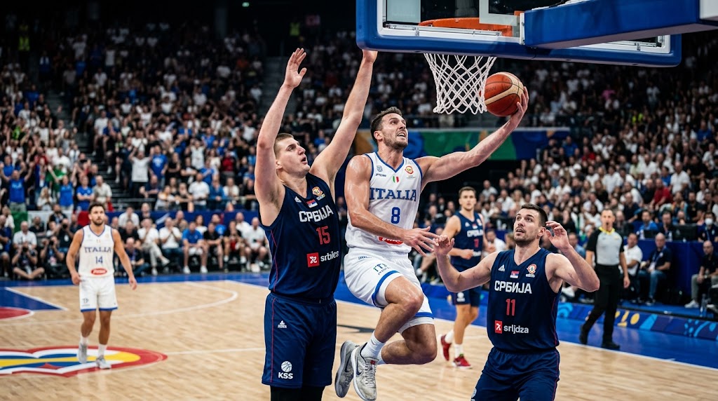 Italia Serbia qualificazioni Mondiali Basket 2027
