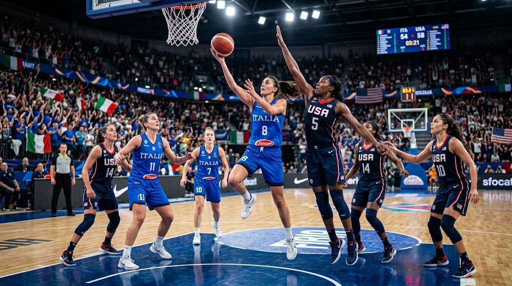 Italia ai Mondiali di basket femminile 2026 contro gli USA