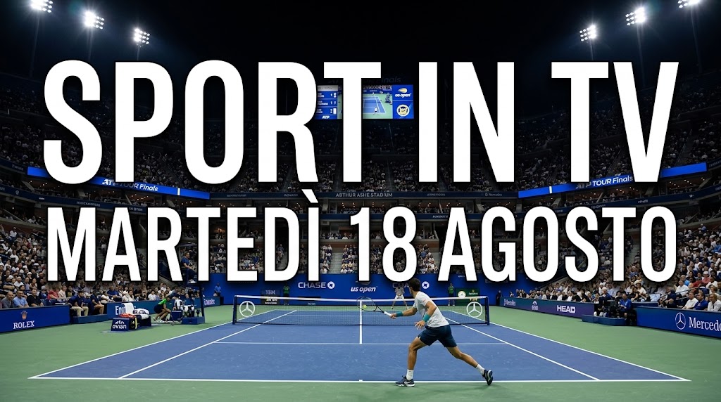 Scritta sport in tv martedì 18 agosto 2026