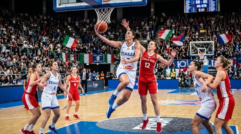 Italia e Repubblica Ceca si sfidano ai Mondiali di basket femminile 2026.