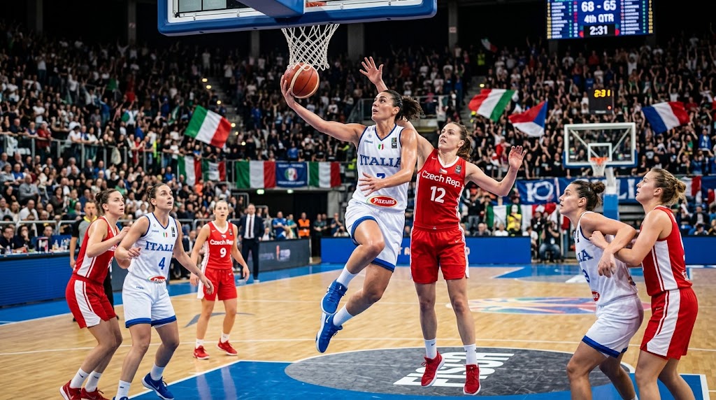 Italia e Repubblica Ceca si sfidano ai Mondiali di basket femminile 2026.